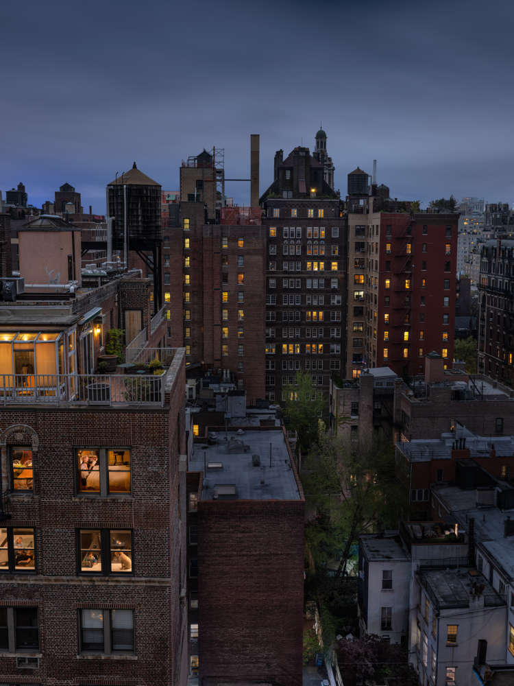 Gail Albert Halaban, From The Albert, Reading and Lego, Greenwich Village, 2022