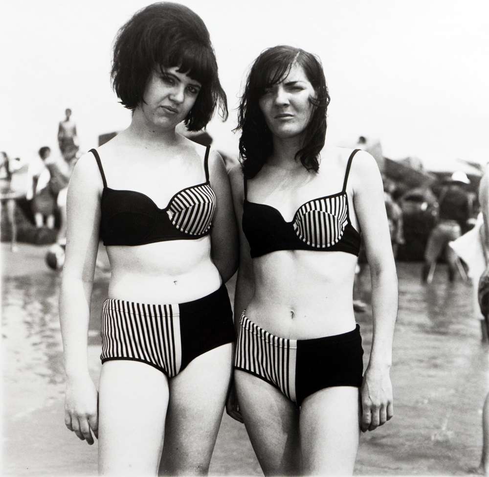Diane Arbus, Two Girls in Matching Bathing Suits, Coney Island, N.Y, 1967