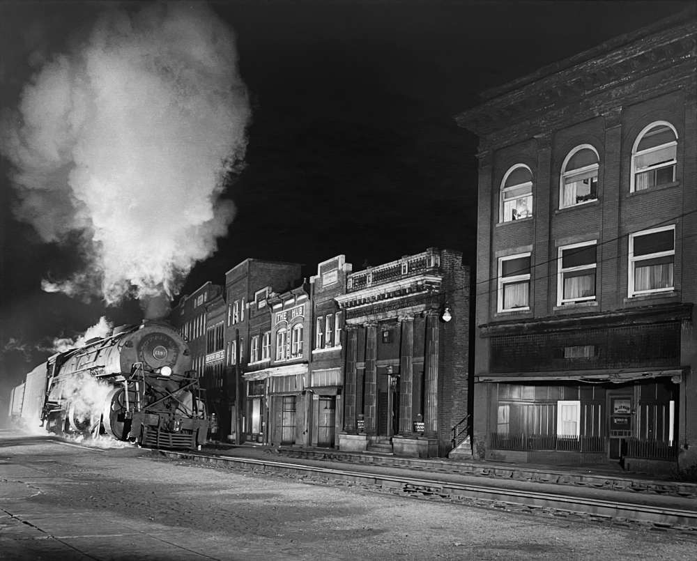 O. Winston Link, Main Line on Main Street, North Fork, West Virginia , 1958