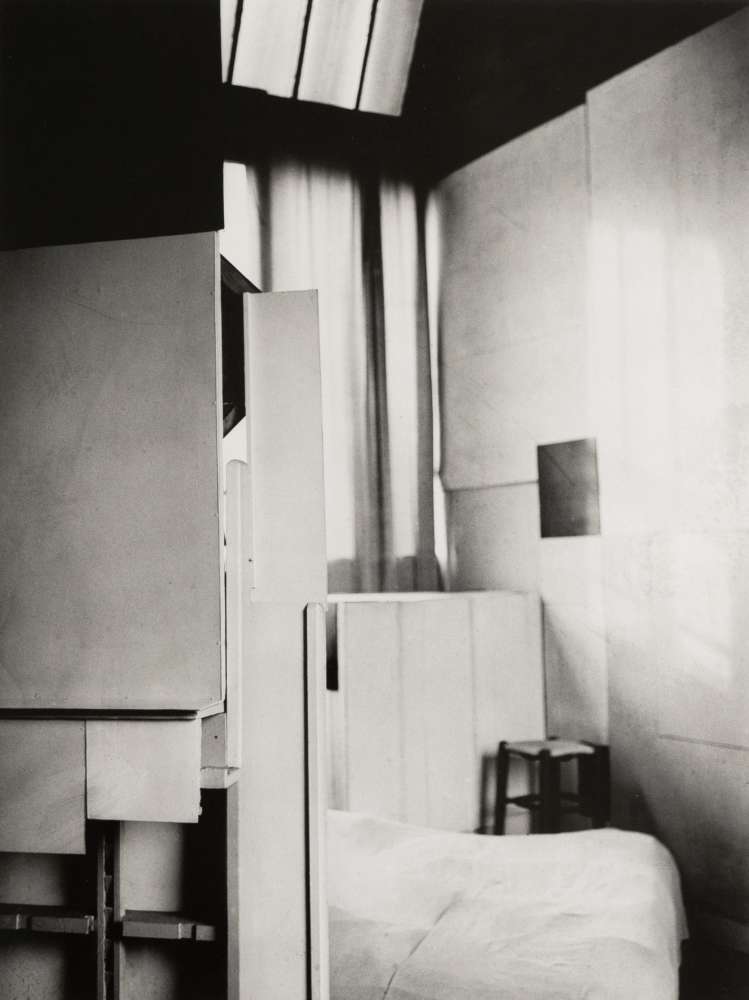 André Kertész, Mondrian's Studio, Paris, 1926