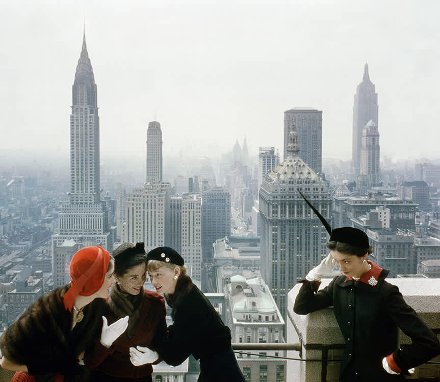 Norman Parkinson, Young Velvets, Young Prices, Hat Fashions III, 1949