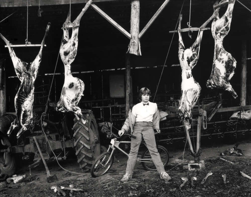 Sally Mann, Kelly and the Deer (At Twelve), 1983-1985