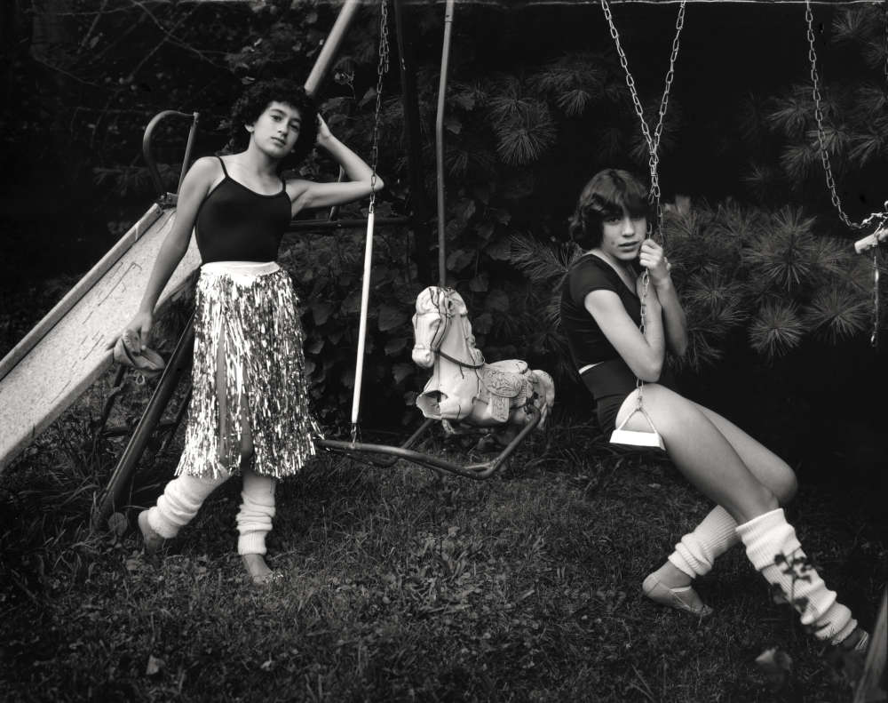 Sally Mann, Debbie and Becky on Swing Set (At Twelve), 1983-1985