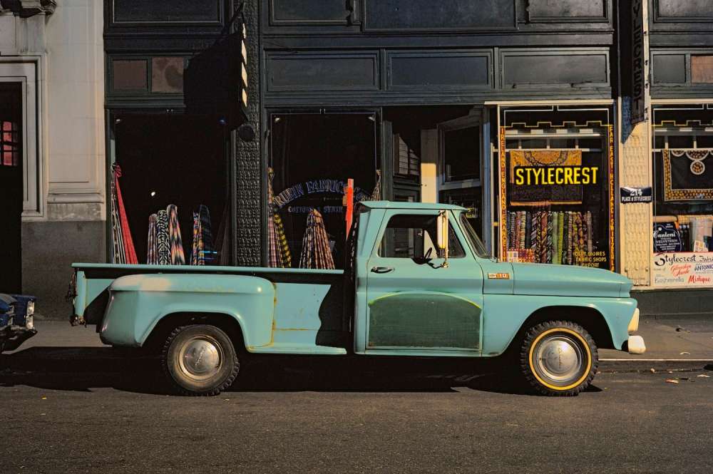 Langdon Clay, Stylecrest Truck, Chevrolet 10, in the Thirties Garment District, 1975