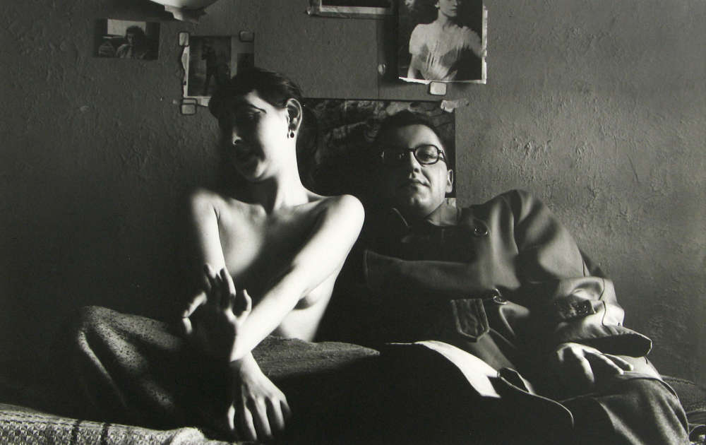 Saul Leiter, Self Portrait with Inez, 1947