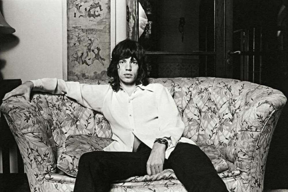 Norman Seeff, Mick Jagger, Los Angeles, "Mick on the Couch", 1972