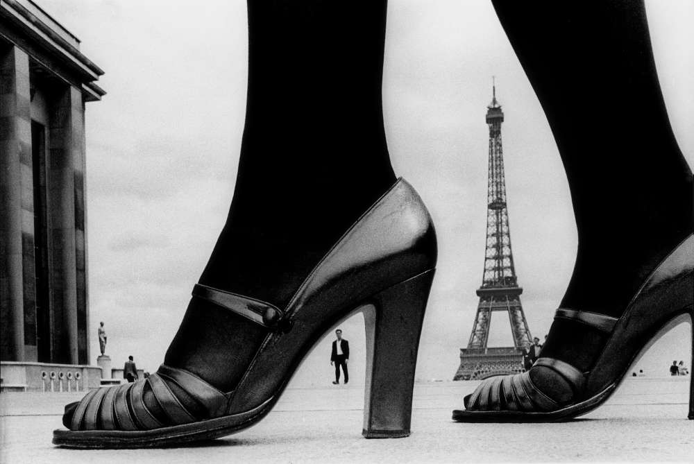 Frank Horvat, Paris, Shoe and Eiffel Tower A, 1974