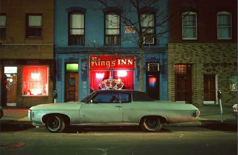 Langdon Clay, King's Inn Car, Hoboken New Jersey, 1975