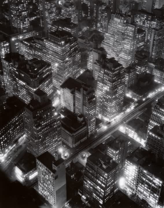 Berenice Abbott, Nightview, New York at Night, Empire State Building, 1932