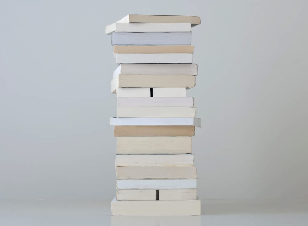Archives 1. Book Art photo. Stack of books. Paperbacks.