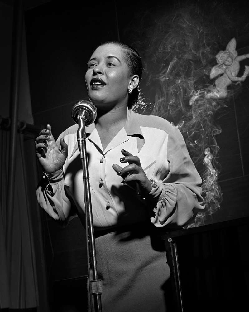 Herman Leonard, Billie Holiday, New York City, (BLH03), 1949