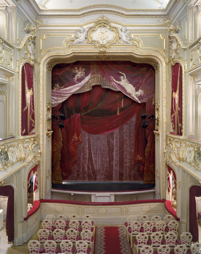 David Leventi, Curtain, Yusupov Palace Theatre, Saint Petersburg, Russia, 2021