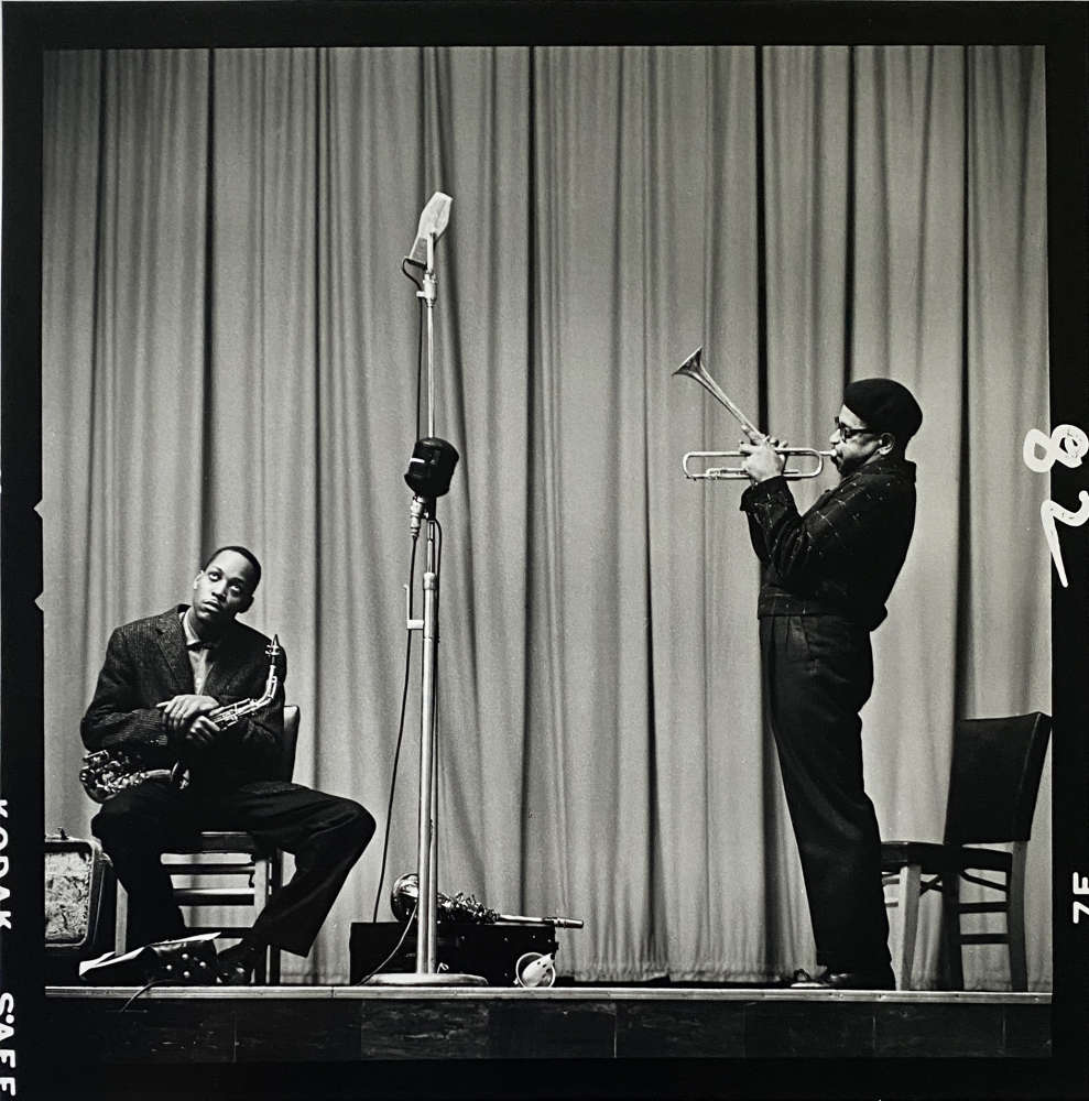 Herman Leonard, Dizzy Gillespie, Sonny Stilt, New York, 1953
