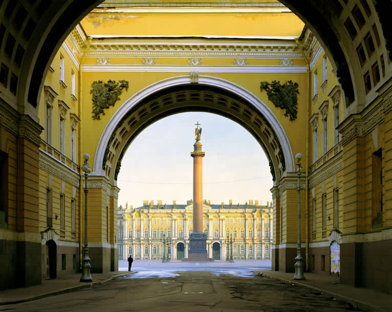 Andrew Moore, Palace Square, St. Peterburg, from the series Russia, 2003