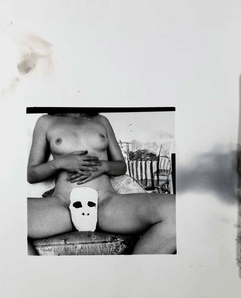 Francesca Woodman, Untitled, Providence, RI., (Face, Self-Portrait), ca. 1975 - 78