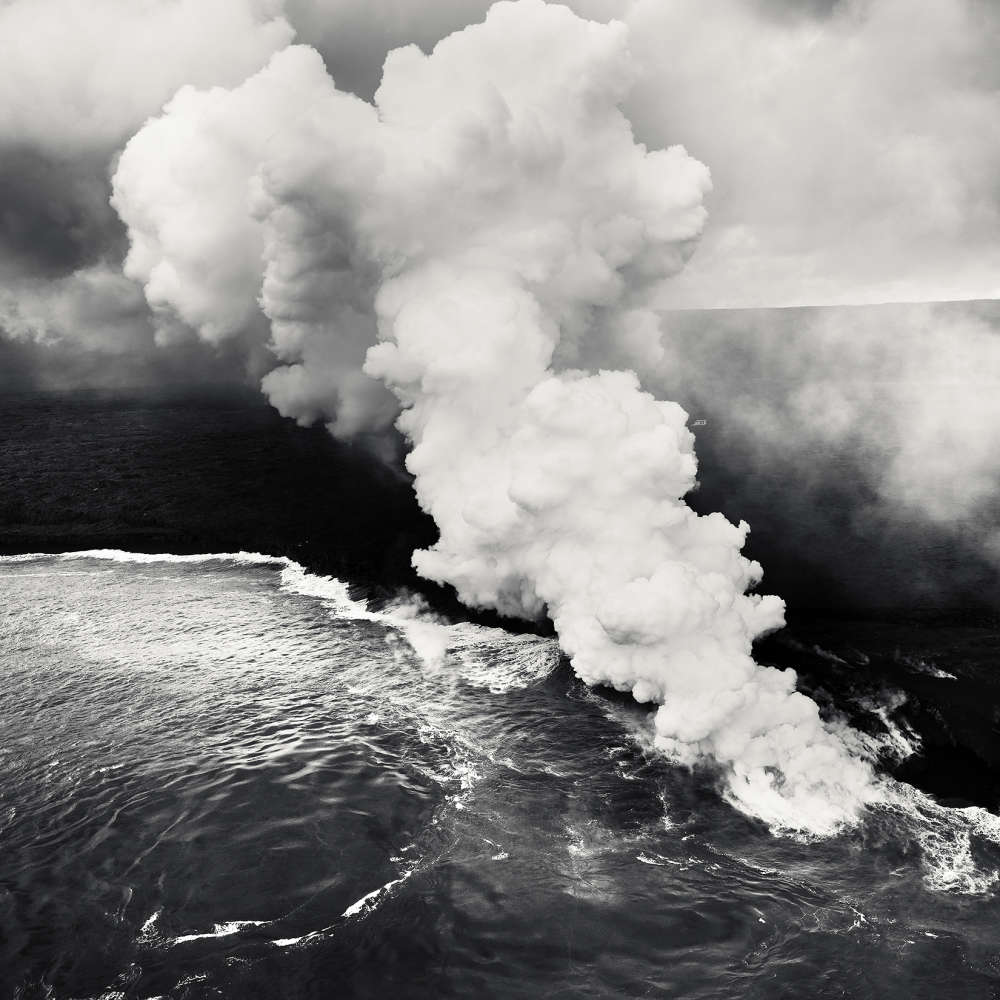 Josef Hoflehner, Ocean Lava Entry, Study 1 - Hawaii, 2008