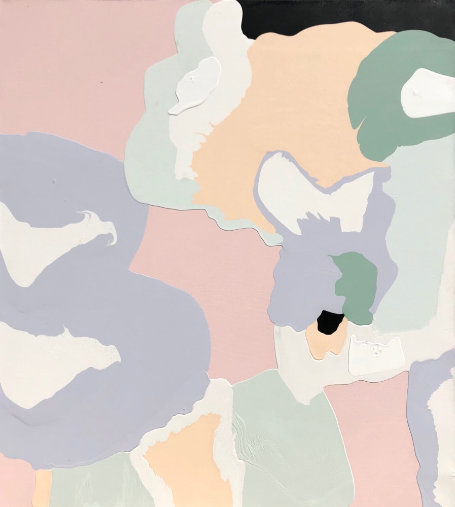 Hayden Jackson Inhabitants 2, 2018 acrylic on canvas 150 x 135cm