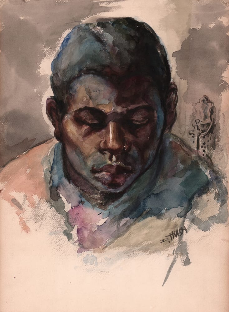 Dox Thrash, Portrait of a Young Man (Devotion), c .1940