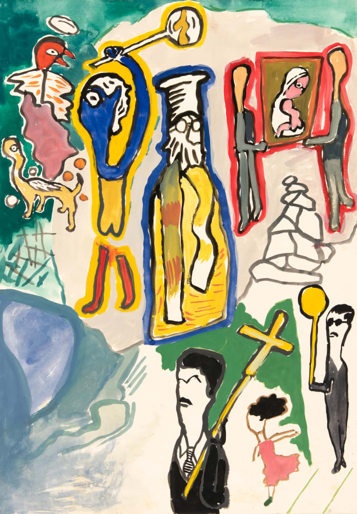 Brett Taylor, Scouring the Village, circa 1975