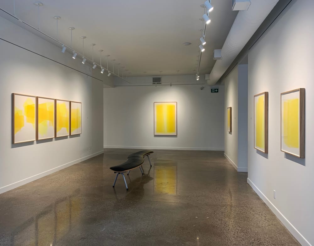 Joachim Bandau, Black and Yellow Watercolours