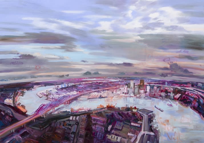 John Hartman, New Orleans from above Algiers, 2012