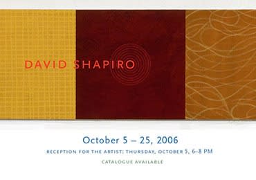 David Shapiro, Solo Exhibition