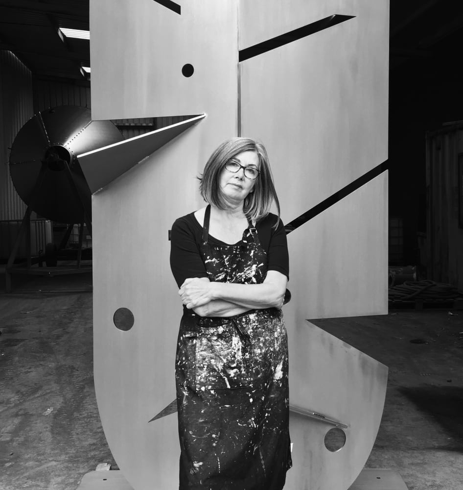Eilis O'Connell in her studio