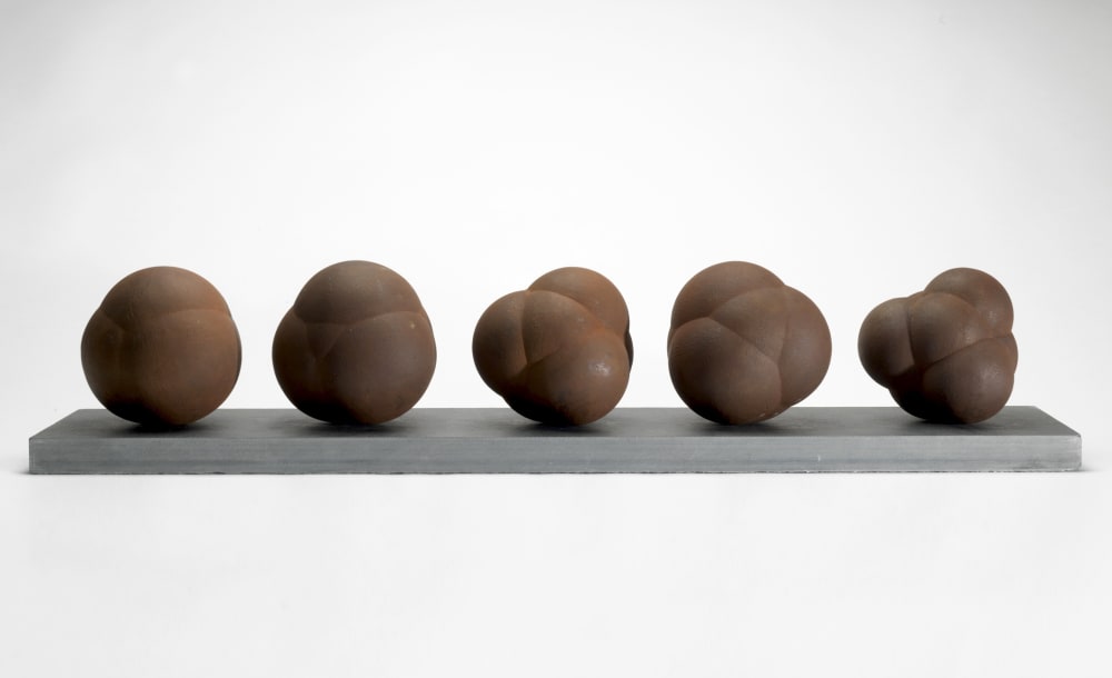 Geometry of Desire Maquettes I-V, 2016, iron