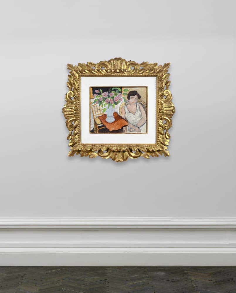 Henri Matisse Le Bouquet de roses – femme accoudée