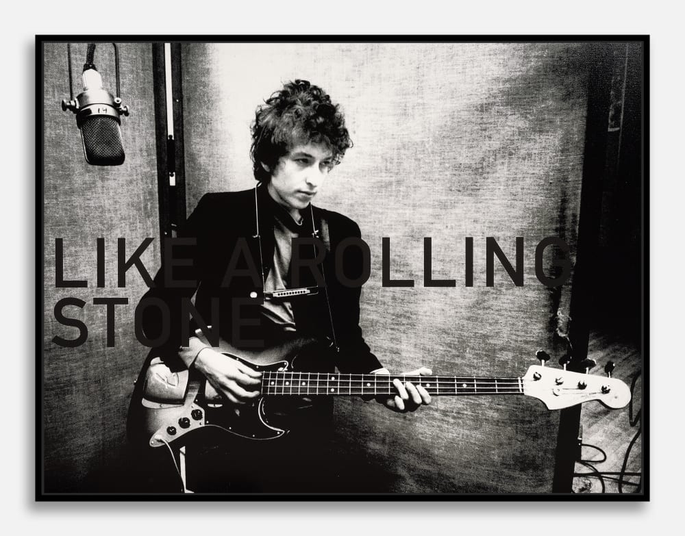 Russell Young Bob Dylan Like A Rolling Stone Hurricane White