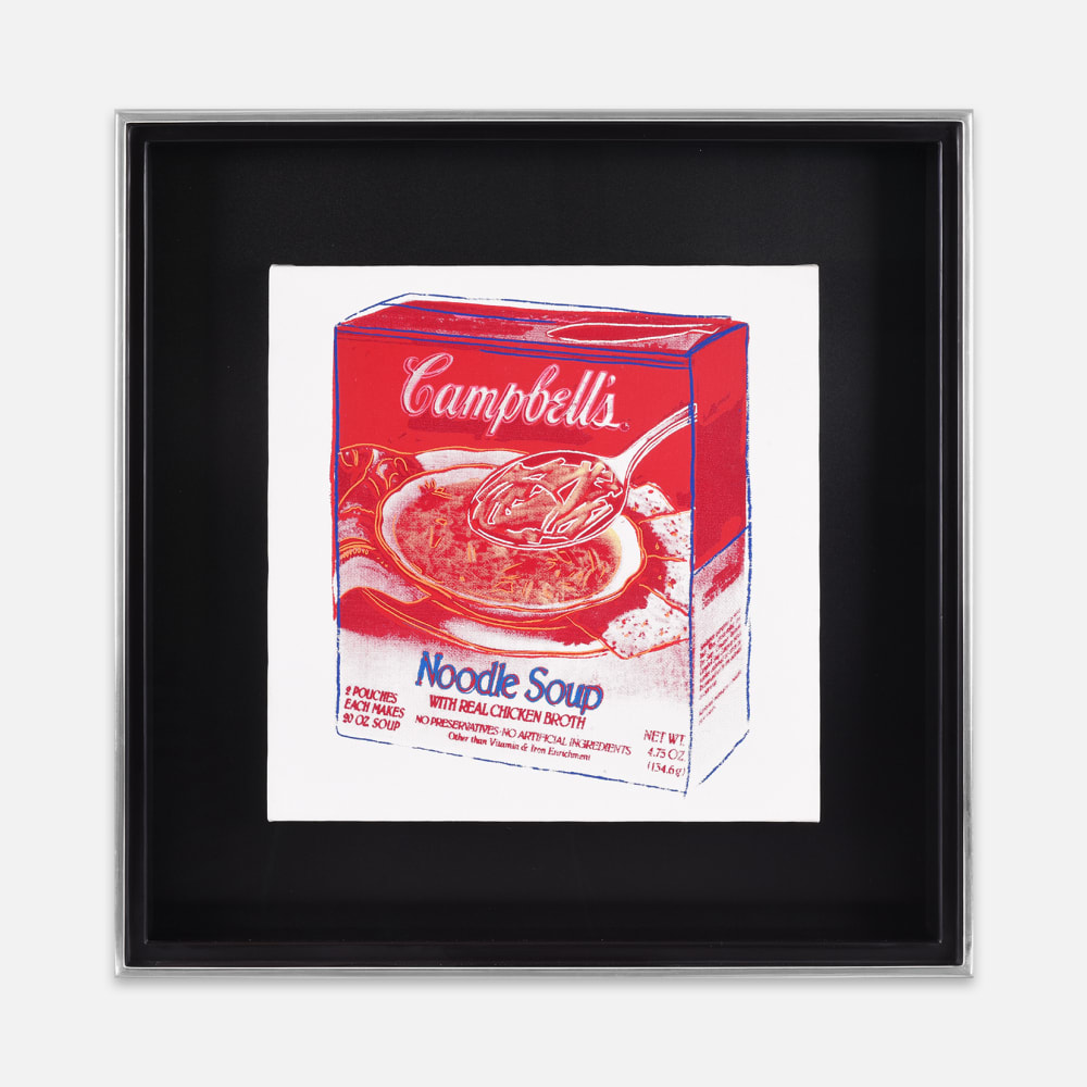 Andy Warhol Campbell’s Noodle Soup with Real Chicken Broth
