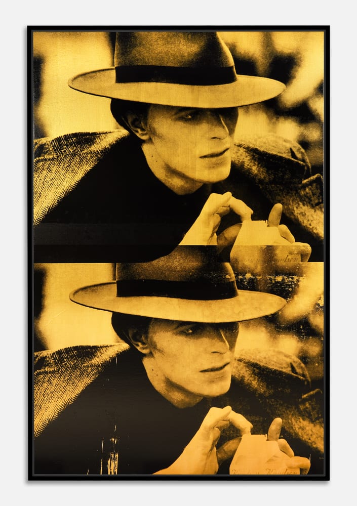 Russell Young David Bowie the Man Who Fell to Earth Apollo Gold