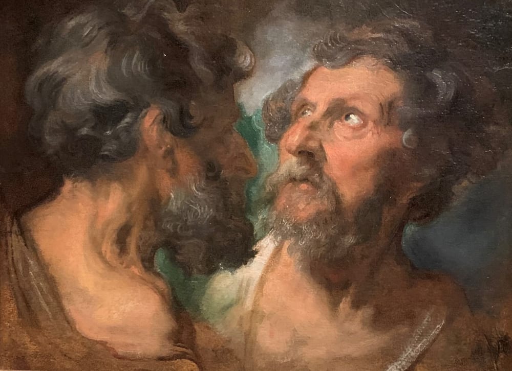 Van Dyck two studies of heads