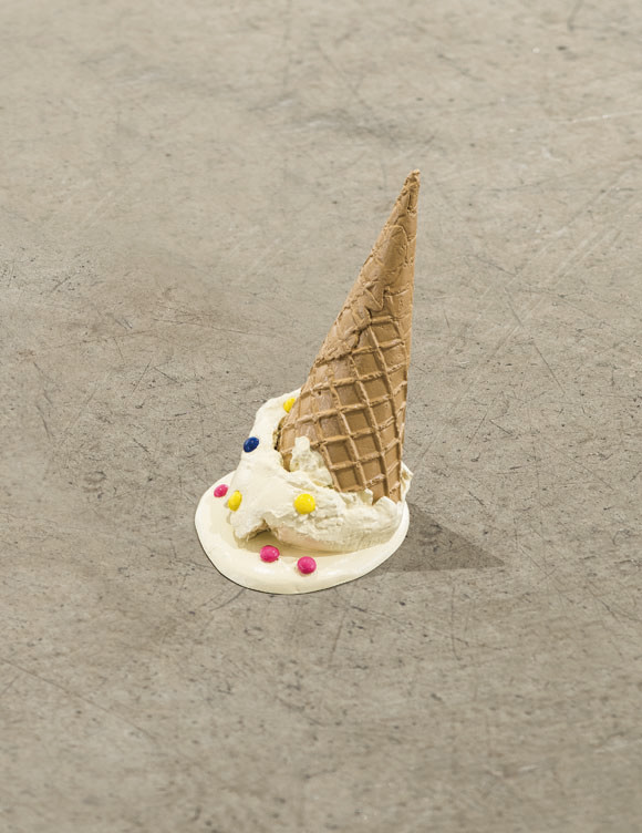 A Moving Object, or Weighs a Ton, 2017 (Enamel Flake 99 Ice-cream)