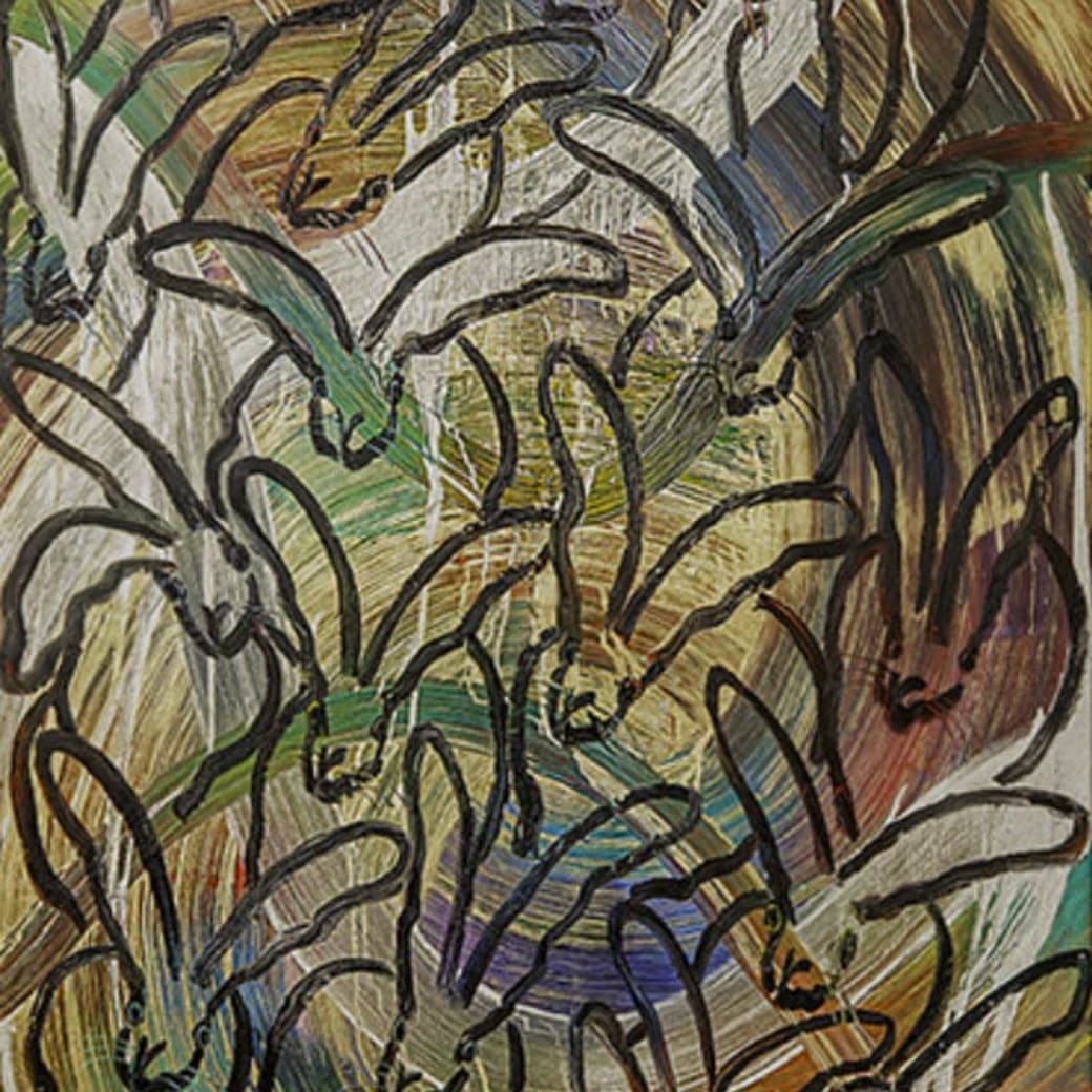 Hunt Slonem, Totem 2, 2019