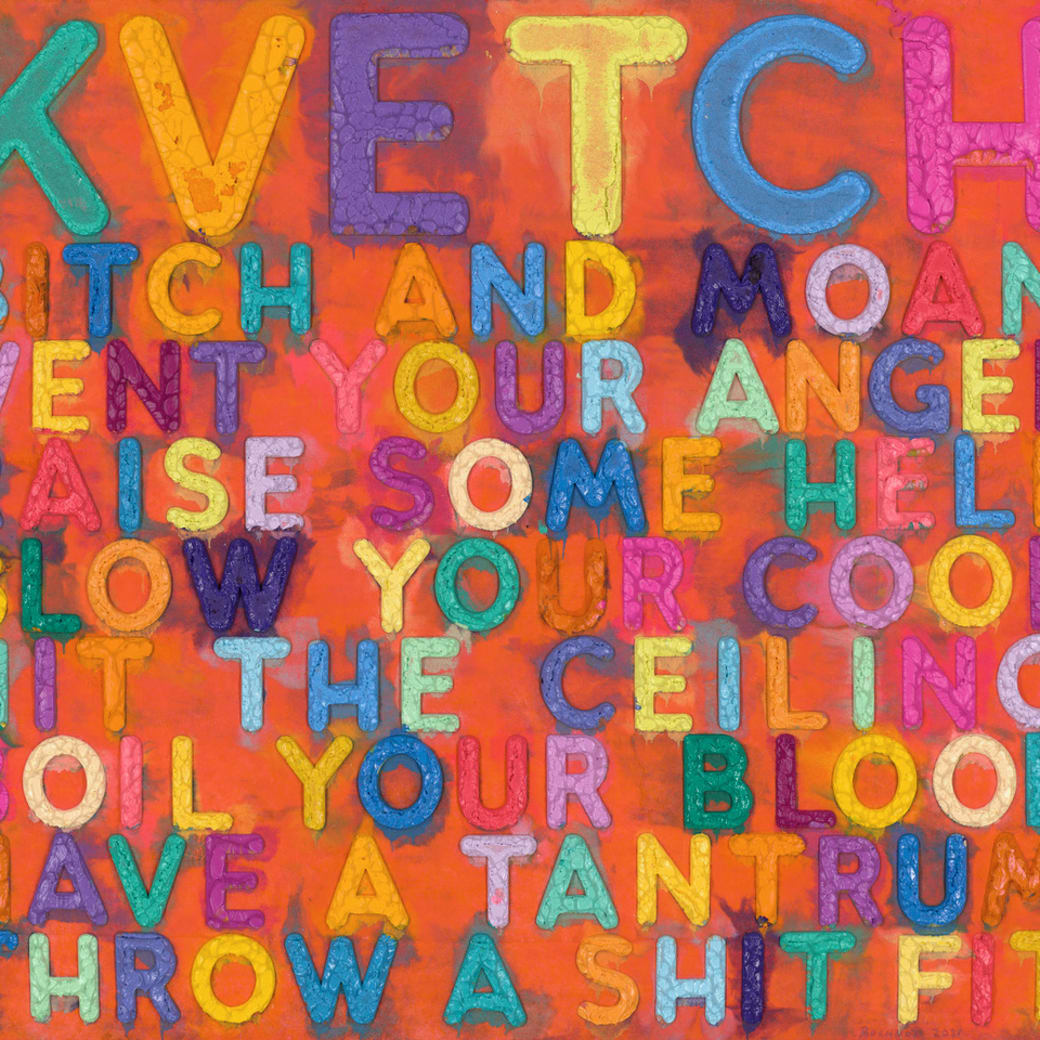 Mel Bochner, Kvetch, 2021