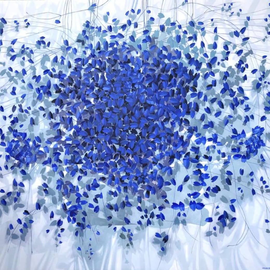 Ivan Loboguerrero, Luz Azul para Meditar, 2021