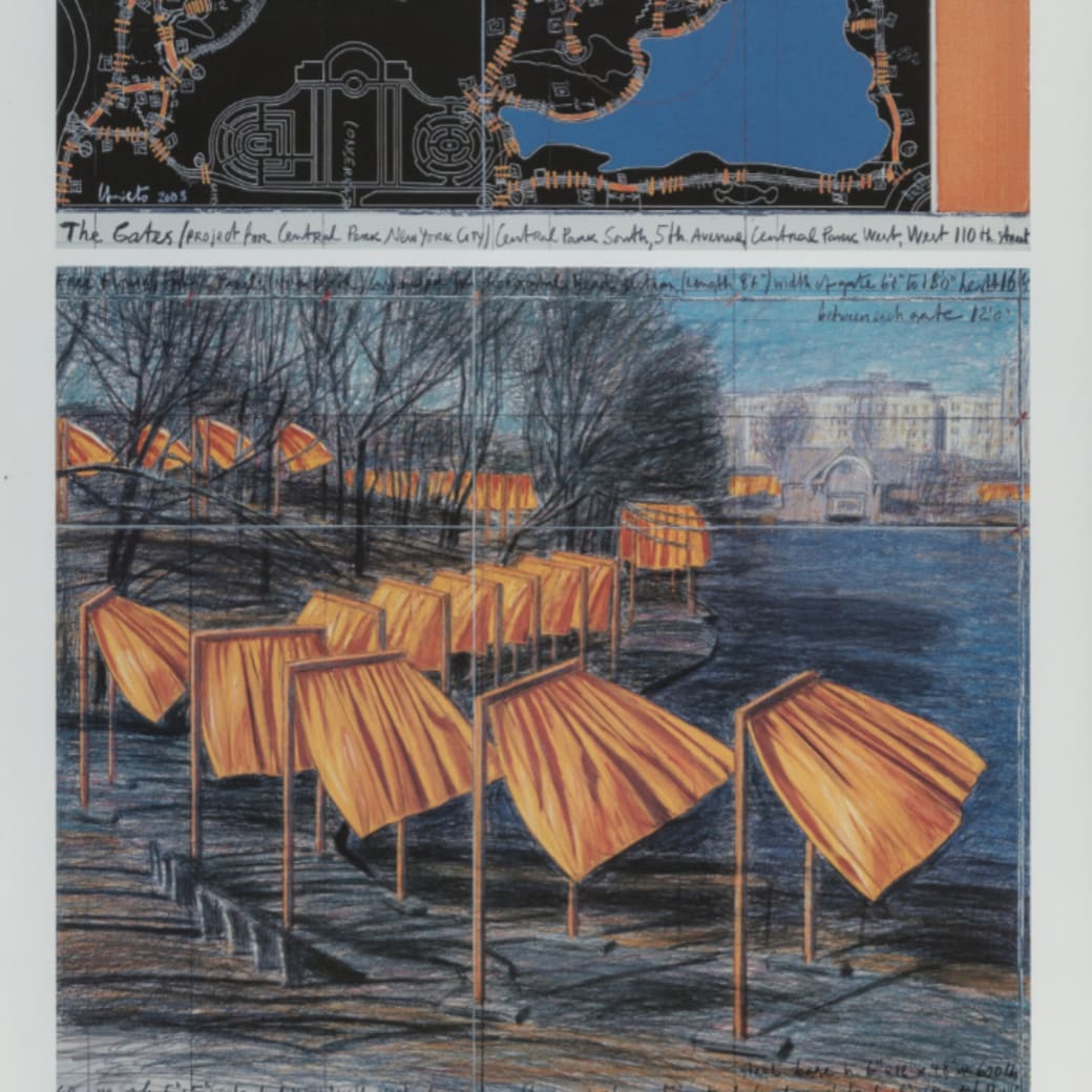 Christo, The Gates, from Project for Central Park, New York, 2003