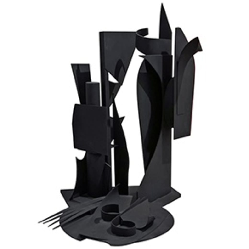 "Maquette for Sun Disc/Moon Shadow V" by Louise Nevelson