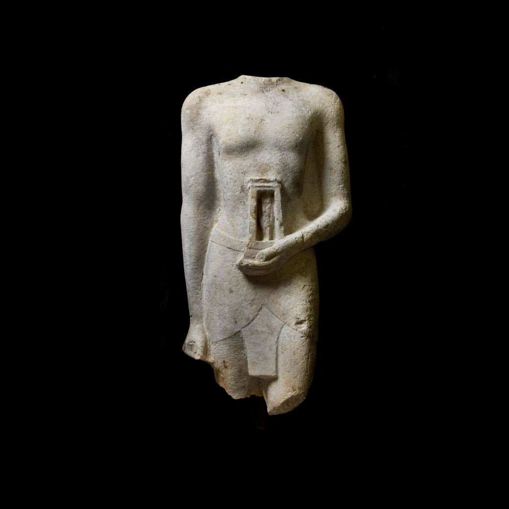 MONUMENTAL TORSO OF A PRIEST