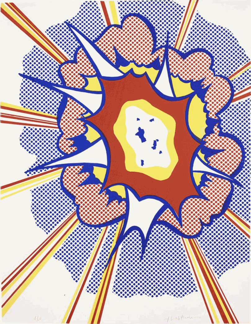 Roy Lichtenstein Explosion For Sale