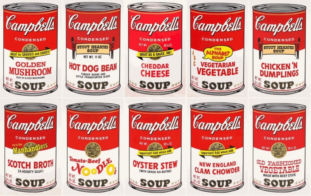 Andy Warhol Soup Cans