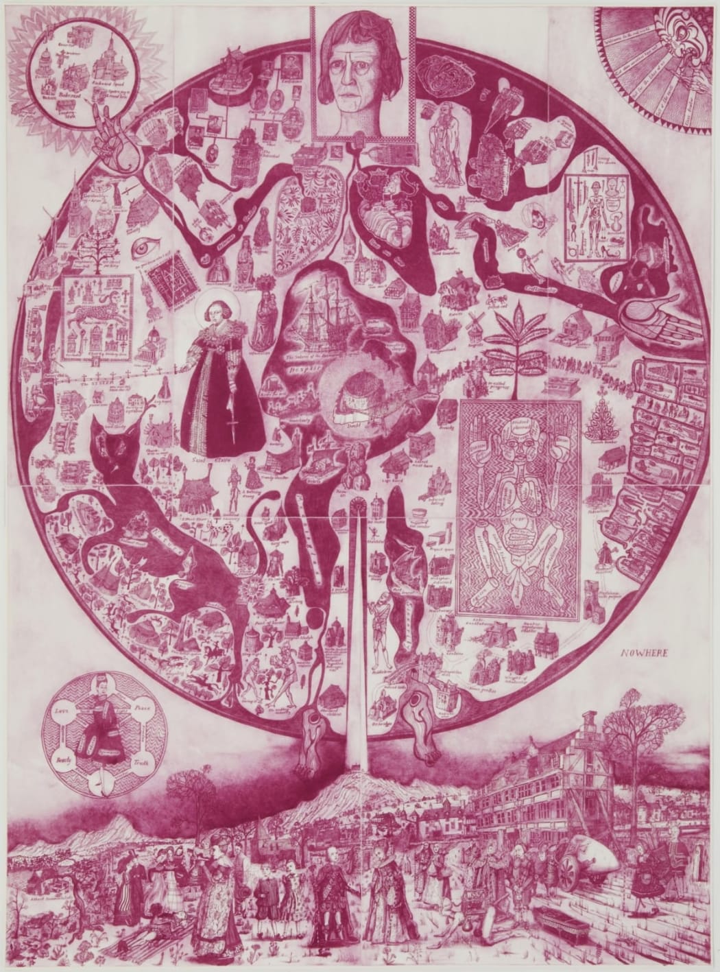 Grayson Perry, Map of Nowhere, Purple Edition