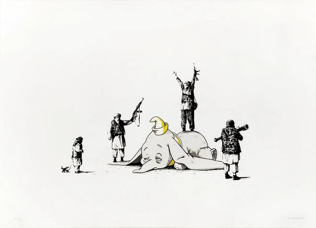 Banksy Dumbo print