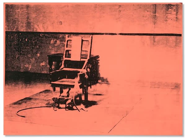 Andy Warhol, Big Electric Chair, 1967-68 Courtesy Christie's Images Ltd