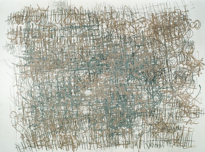 Untitled (Large Works), 2010, mixed media on paper, 40 ins. x 60 ins.