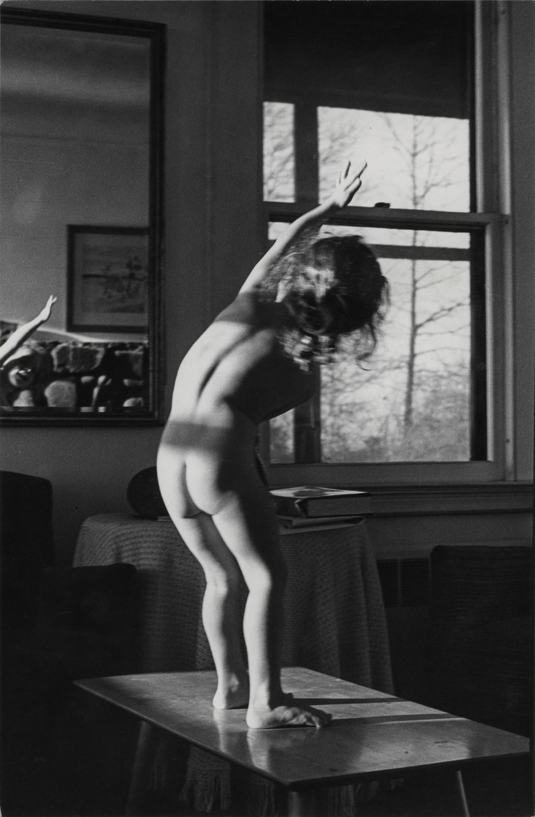Melissa Shook, "Untitled (Krissy in her grandparents' home, Milford, Connecticut)," ca. 1968, gelatin silver print, 9 3/8 x 5 7/8 in 23.8 x 14.9 cm