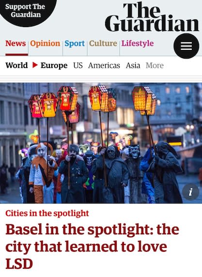 ARTSTÜBLI IN THE GUARDIAN – Basel in the spotlight