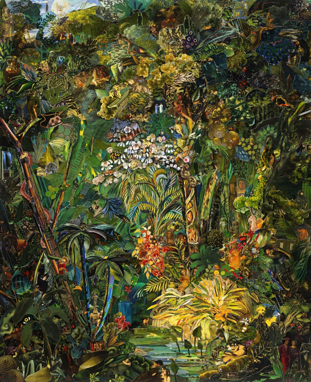 Brazilian Jungle After Rugendas, artwork by Vik Muniz