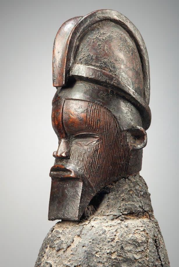 Teke figure by the Master of the wedge-shaped beard. Image courtesy of Christie’s (11 December 2014, lot 52).